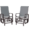 Gliding Lounger Chair Set of 2