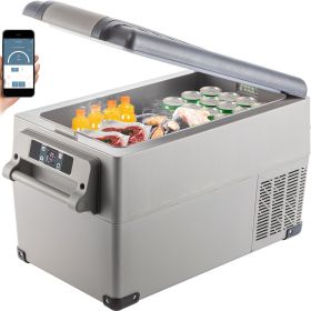 VEVOR Portable Refrigerator 37 Quart(35 Liter),12 Volt Refrigerator App Control(-4 to 68 F)