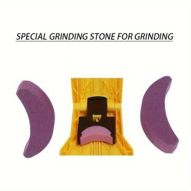Chainsaw Sharpener: Universal Chainsaw Blade Sharpener Portable Non-Metallic ABS Material Chainsaw Sharpener Tool