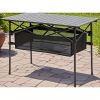 Folding Table with Storage Bag. Durable Metal Tripod Base. Ideal for Beach, Picnic, BBQ & Patio. Lightweight, Compact for Indoor/Outdoor Use