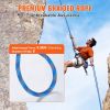 VEVOR 10.2mm Dynamic Climbing Rope, 60M(197ft) Outdoor Rock Climbing Rope 25KN Breaking Tension