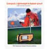 Emergency Weather Radio, 2000mAh Battery, FM/AM/WB/NOAA Alert Solar Hand Crank Emergency Radio, with USB Charging Cable, SOS Alarm and Flashlight