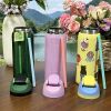 304 stainless steel outdoor sports water bottle, portable and leak-proof, suitable for daily travel, mountain climbing and fitness activities, etc