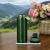 304 stainless steel outdoor sports water bottle, portable and leak-proof, suitable for daily travel, mountain climbing and fitness activities, etc