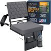 Alpcour Folding Reclining Stadium Seat with Back Support for Bleachers