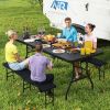 Portable Folding Camping Table with Carrying Handle for Picnic